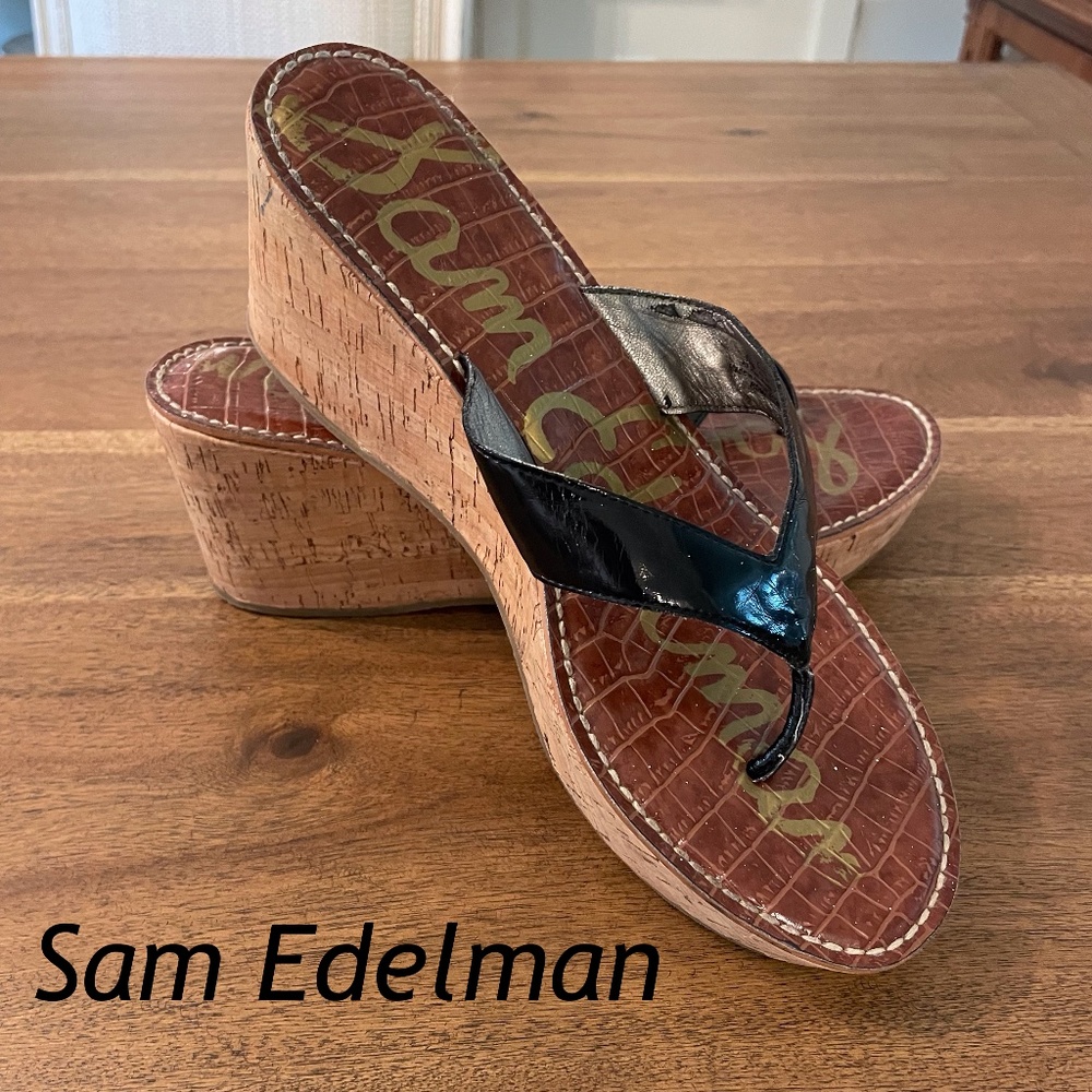 Sam Edelman Wedge Sandals Size 10